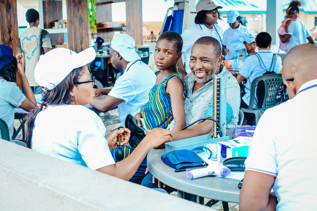 Community members at a JP Foundation medical outreach